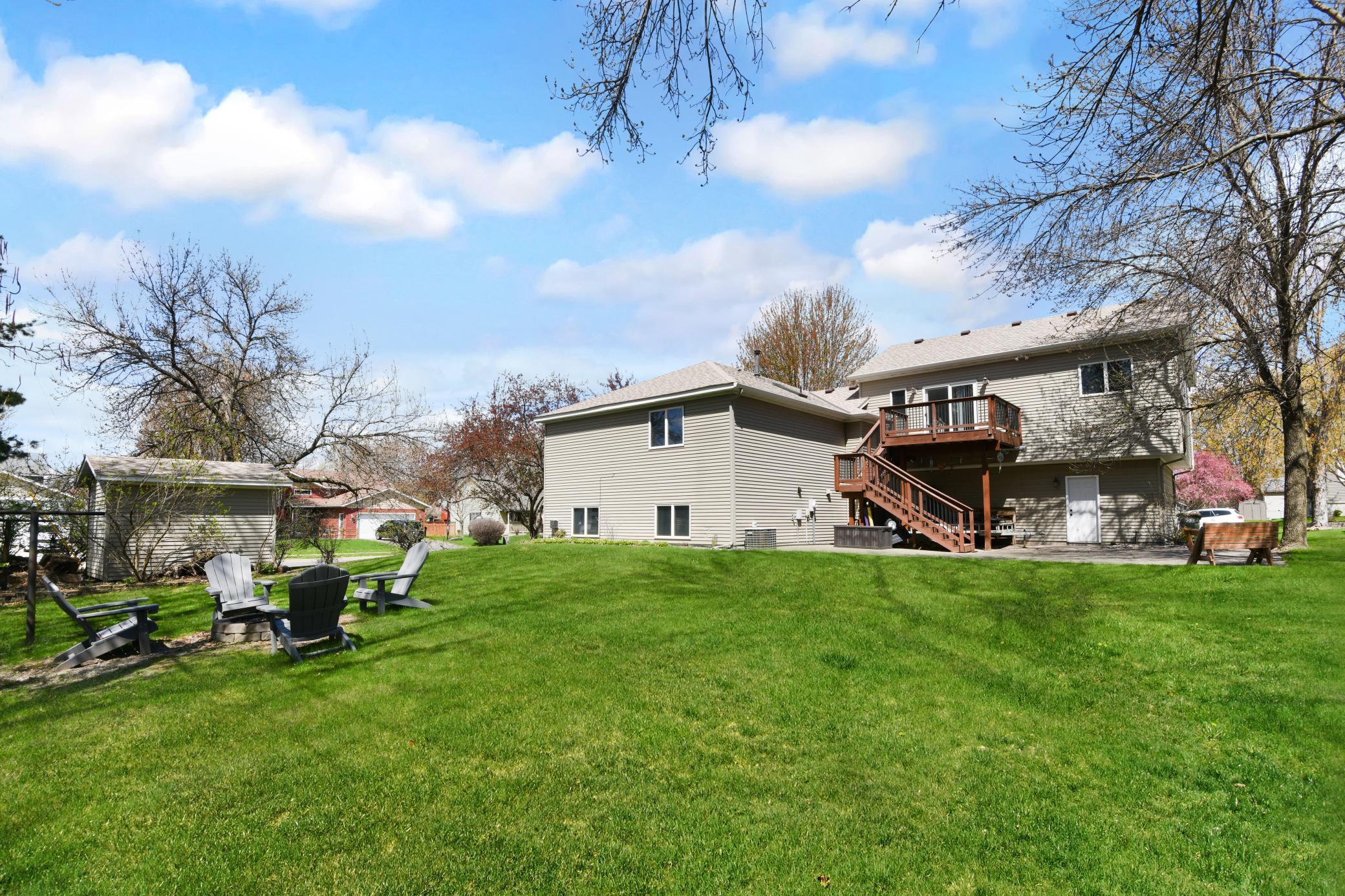 Added convenience of storage & the backyard can be enjoyed by lovely outdoor spaces!