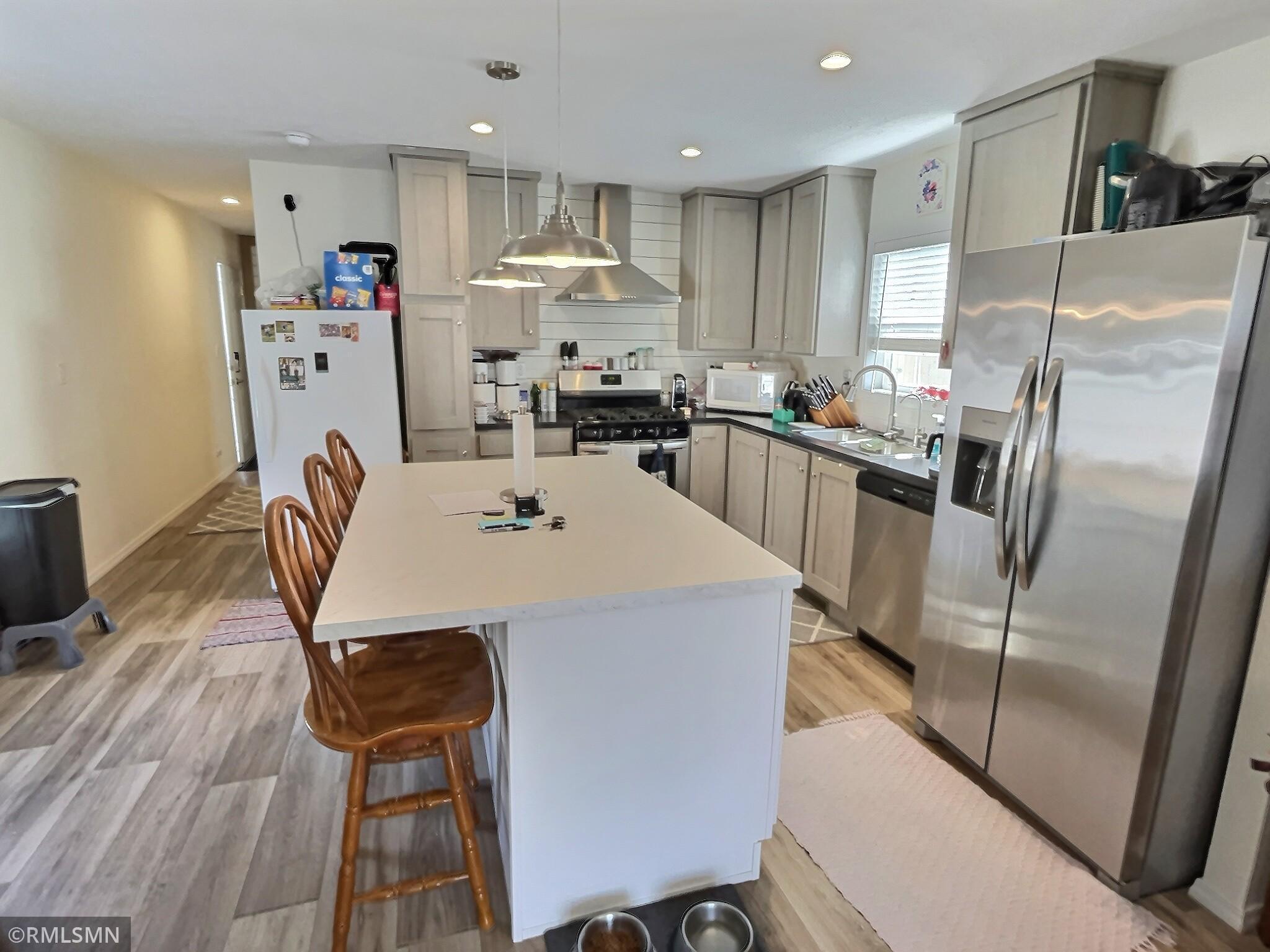 Enjoy this spacious kitchen with room with room to entertain.