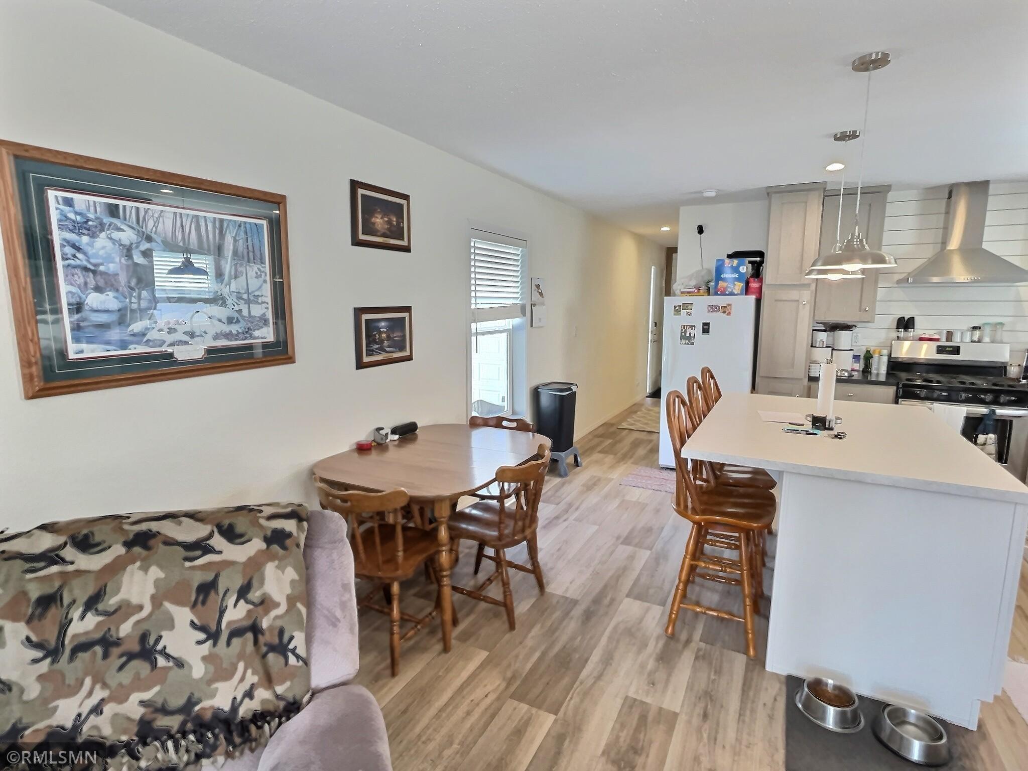 This great dining area provides a comforting area to dine or entertain.