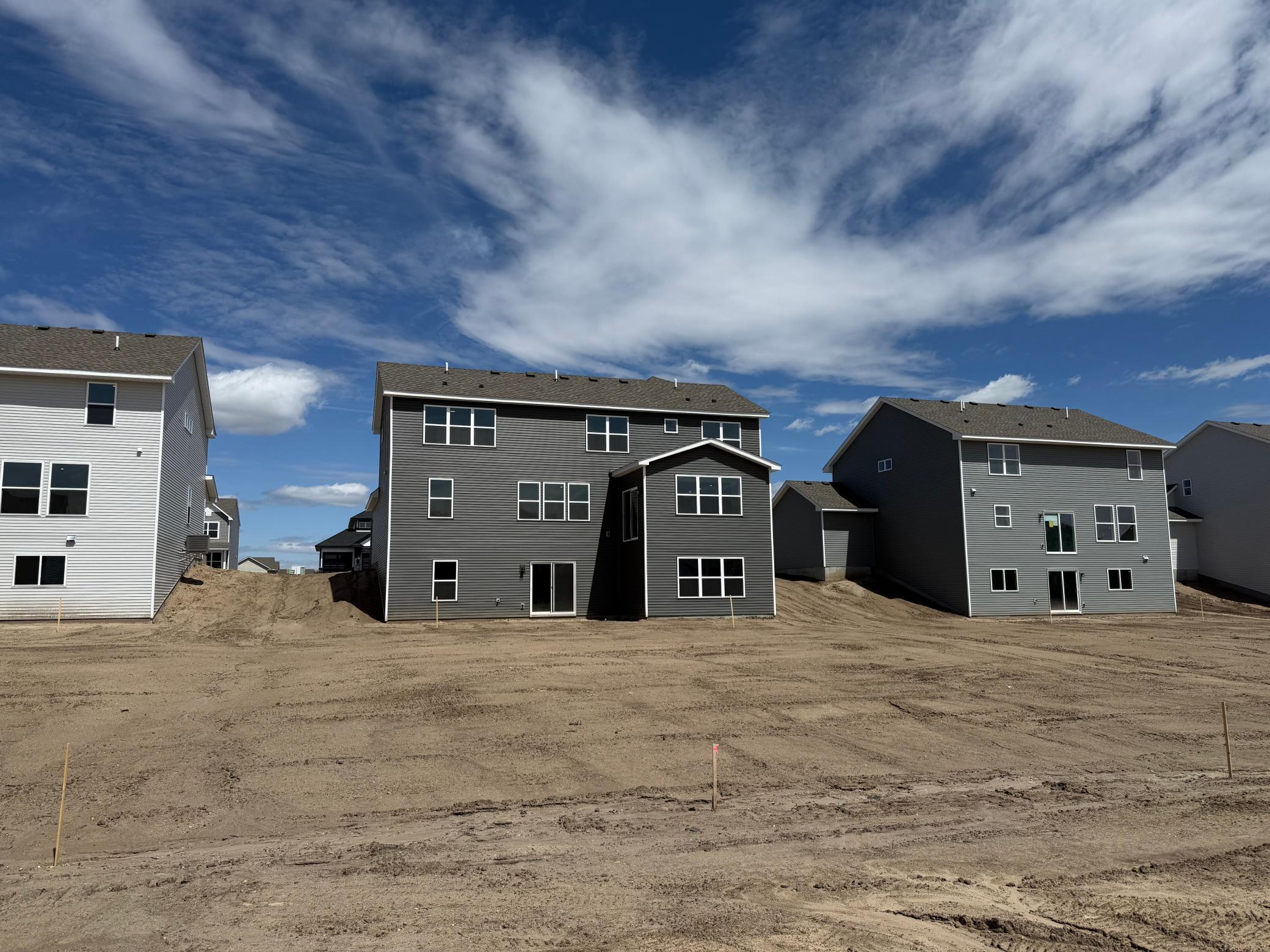 (Photo is of the actual home in progress.)