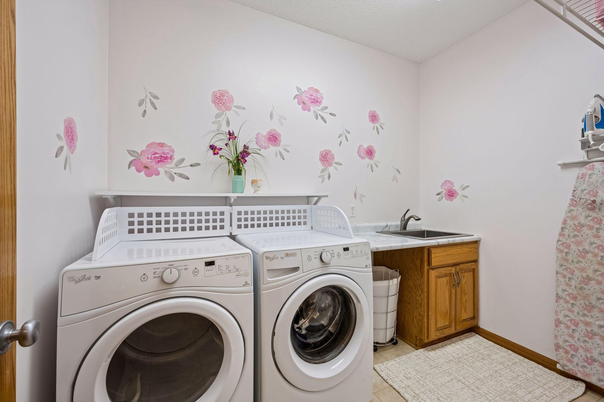 Main floor laundry room