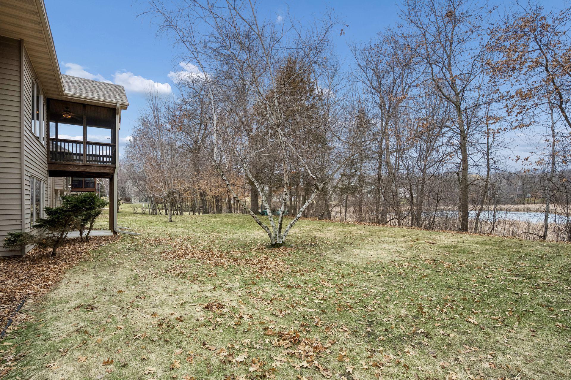 Enjoy the private wooded lot