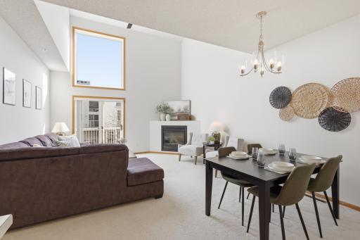 Open Living & Dining