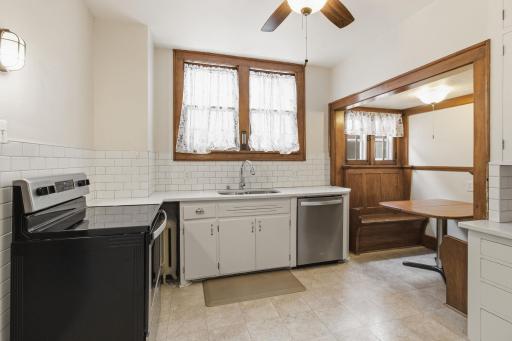 Main level-Well-designed kitchen with great workspace and storage