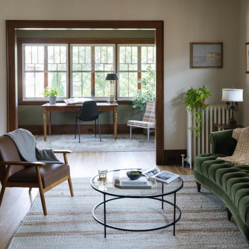 Classic Minneapolis architecture below. A stunning 2025 renovation above. The remodeled upper-level residence brings modern style and long-term income together in one beautifully executed package. ?
