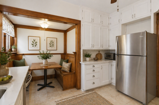 Functional kitchen with ample cabinet storage