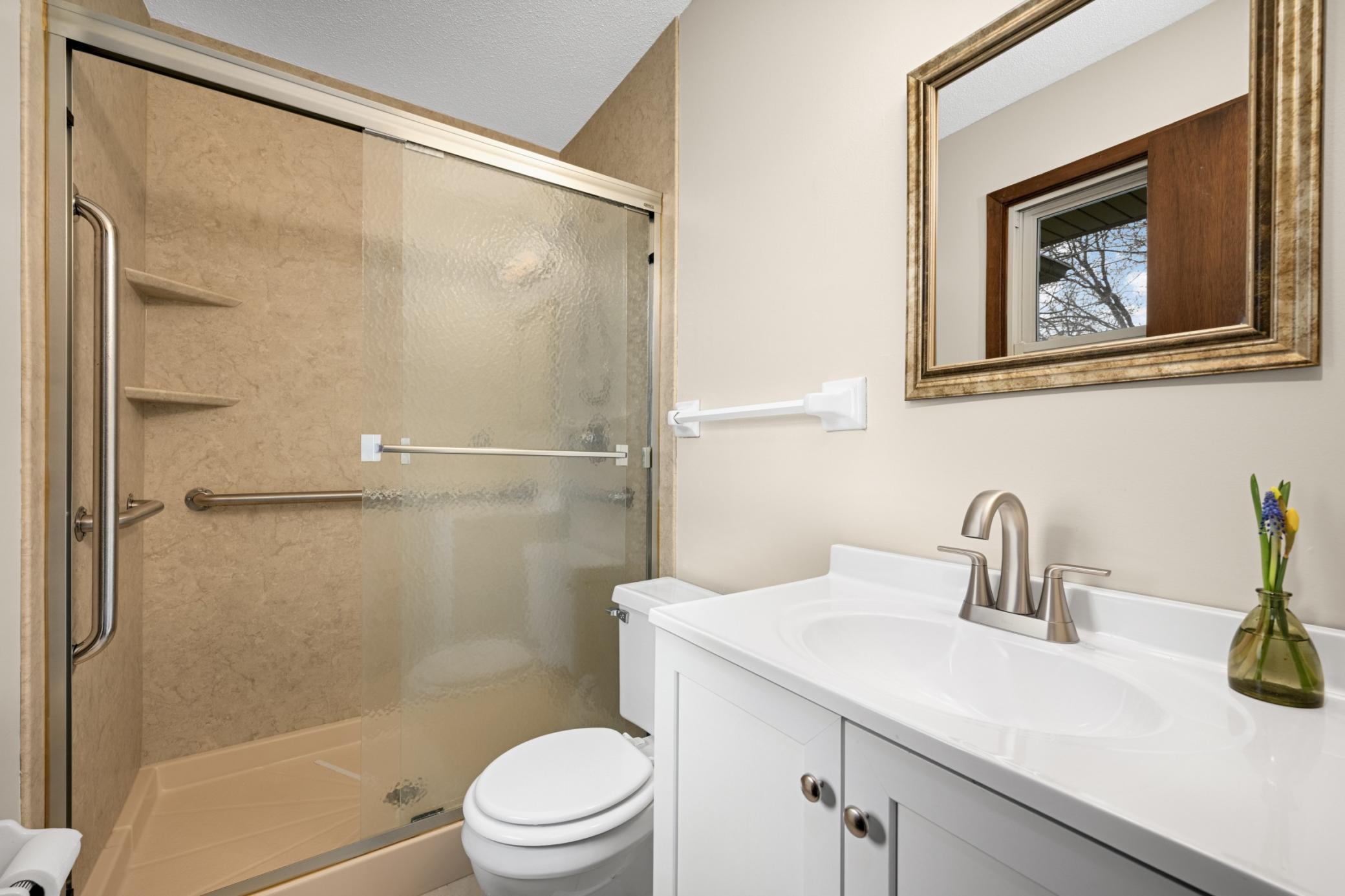 3/4 Bathroom off primary bedroom