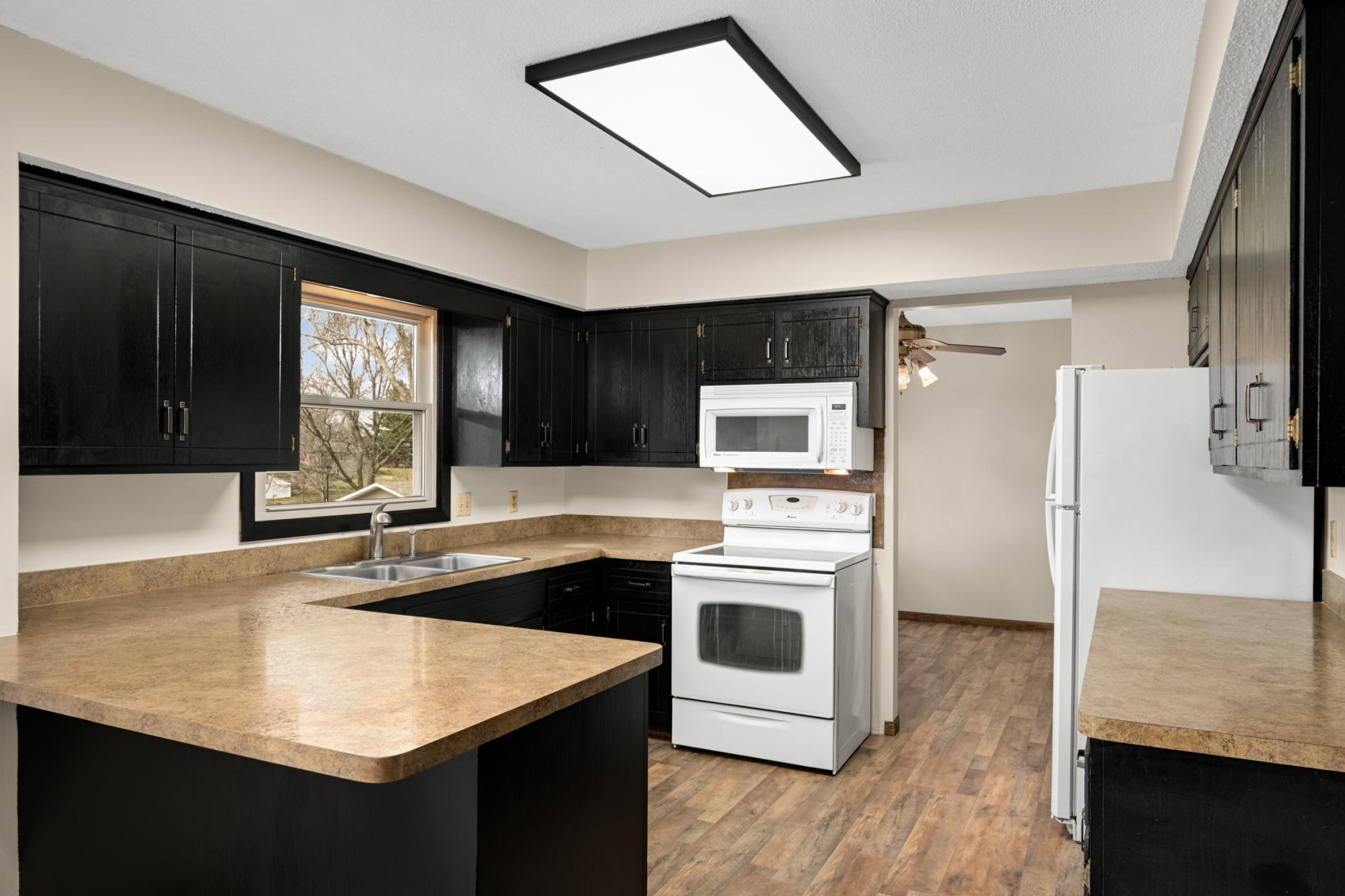 Kitchen with great counter top space