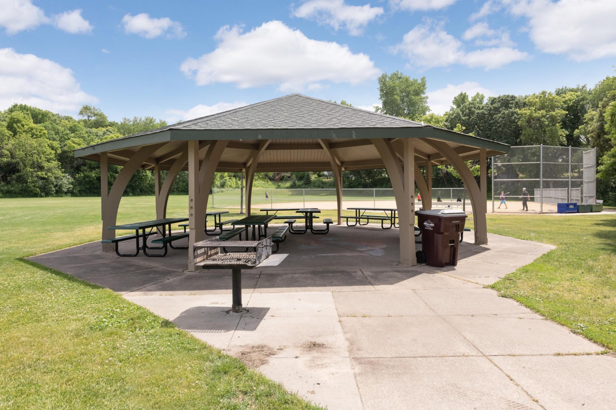 Picnic Area in the Park