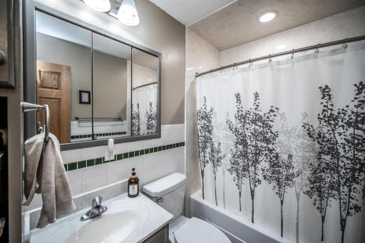 Updated upper level full bathroom