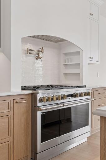 Kitchen - Range with a wall mounted pot filler