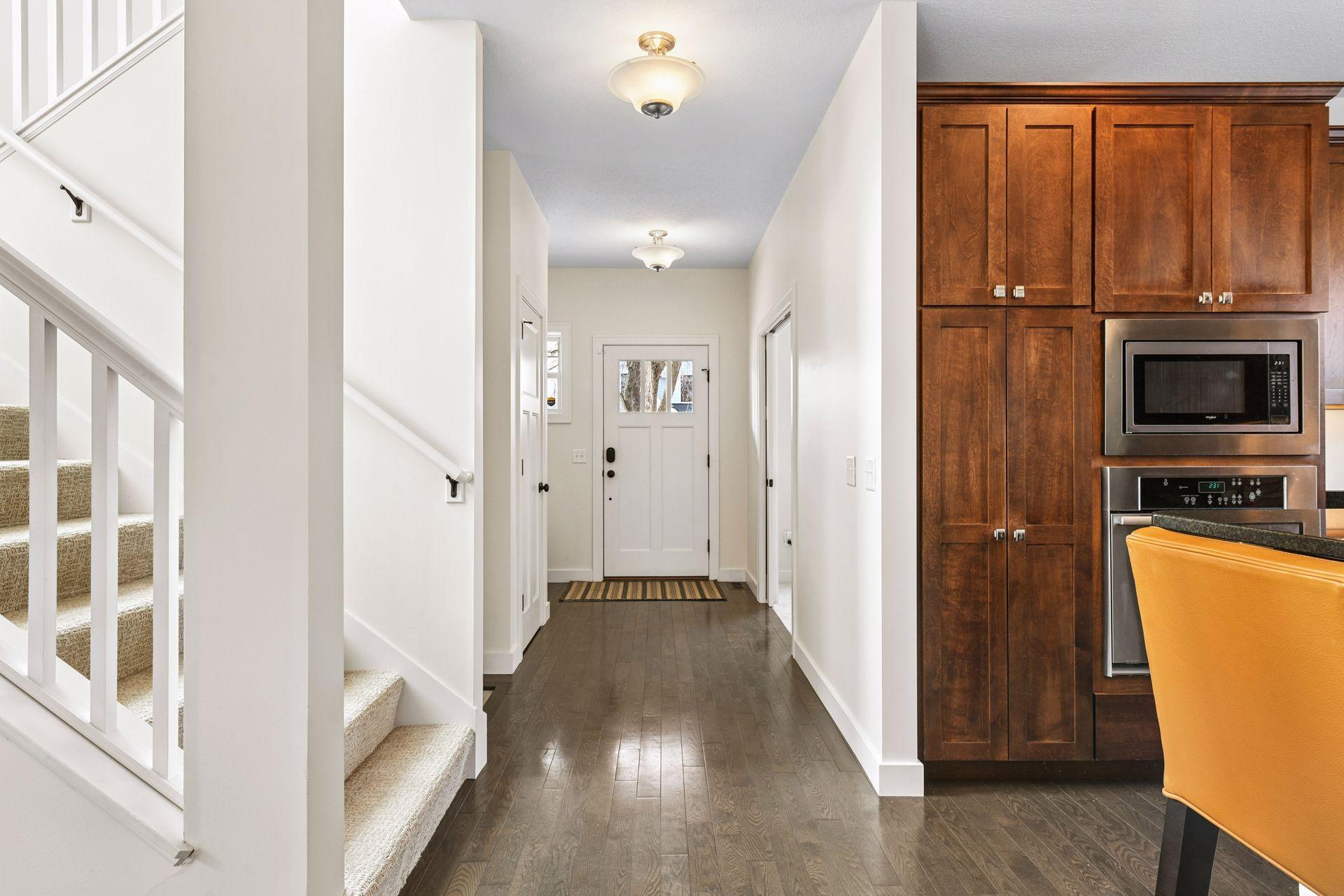 Spacious and welcoming front entry