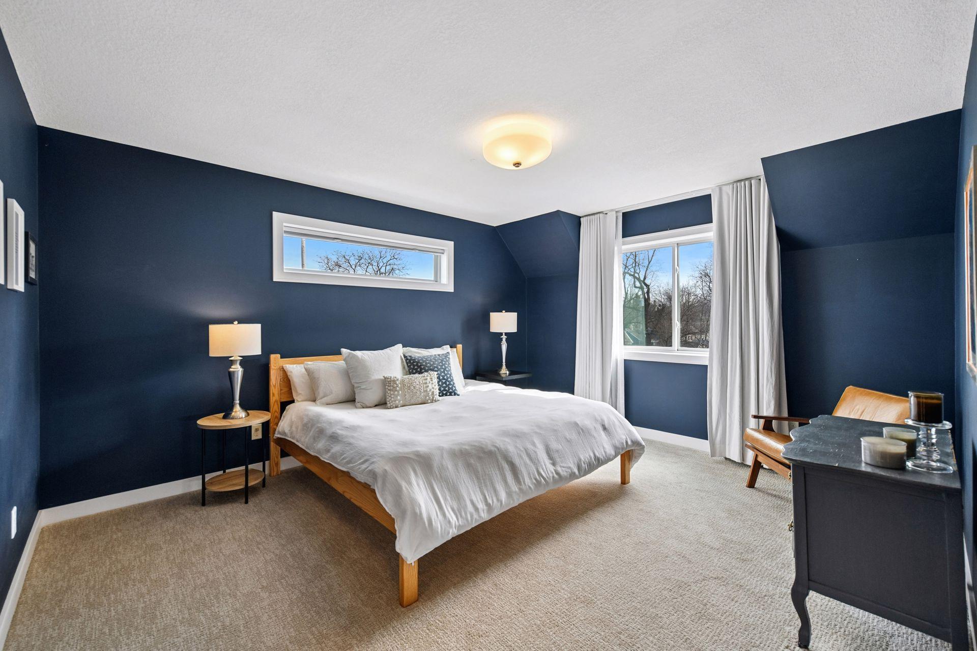 Large scaled primary bedroom suite with SE exposure