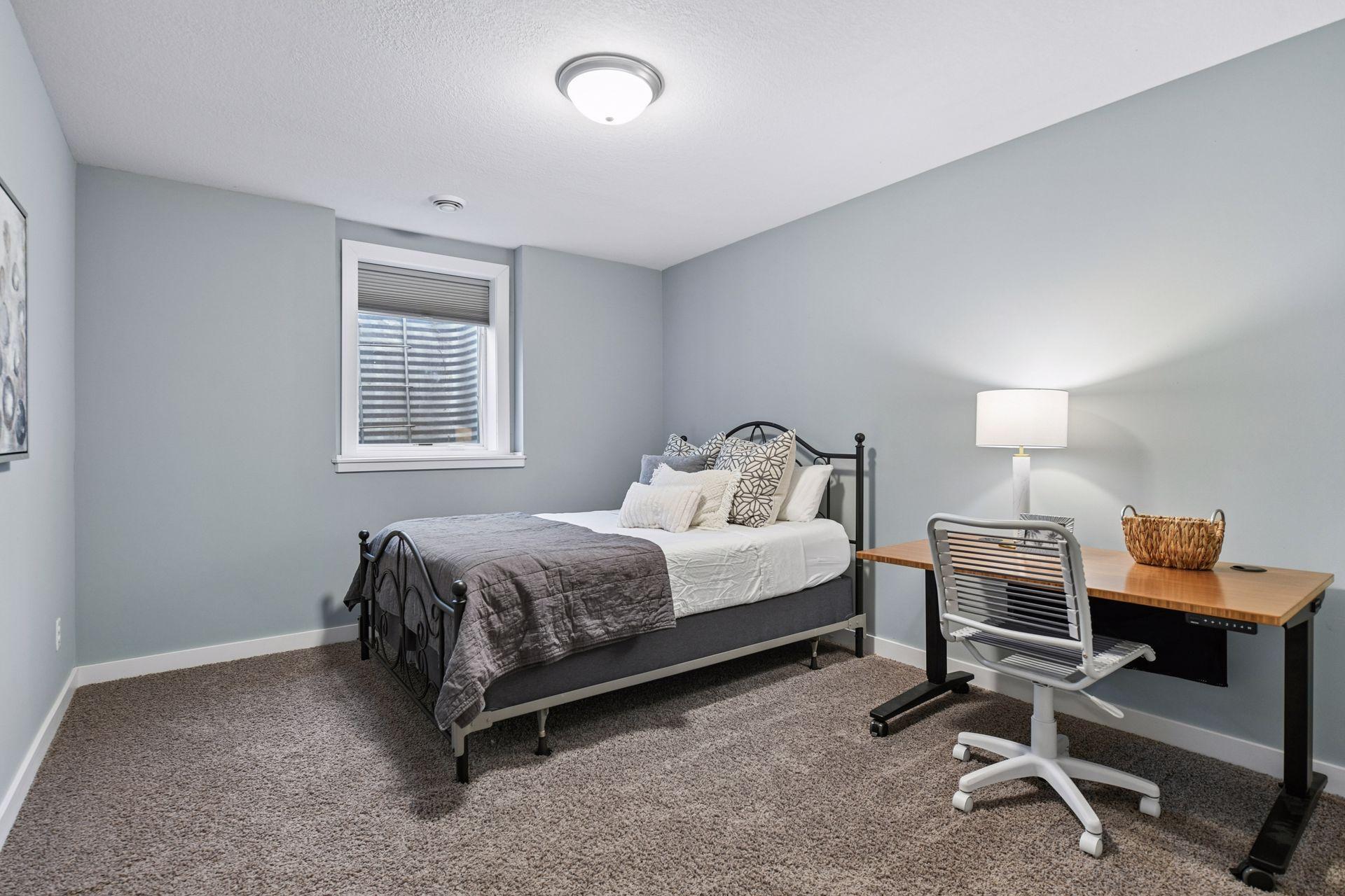 Bedroom #4 is on the lower level