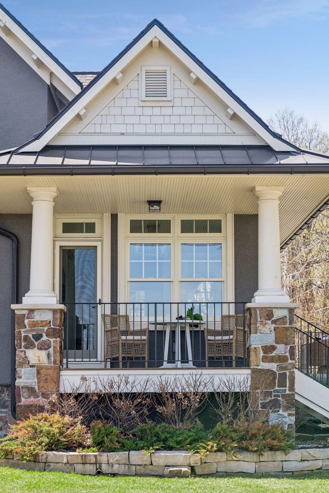 Porch outside of den