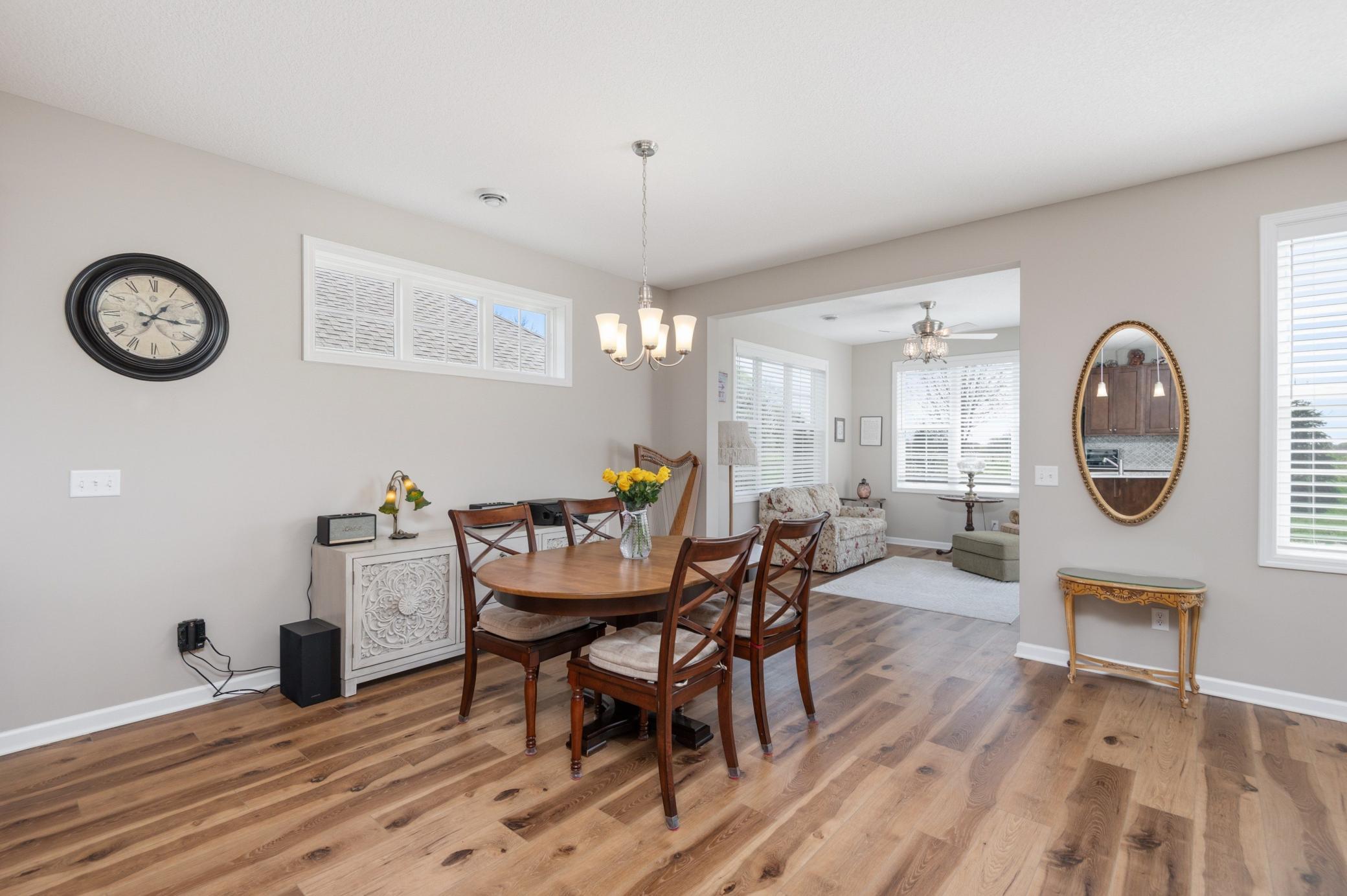 Dining Area walks out to the sunroom