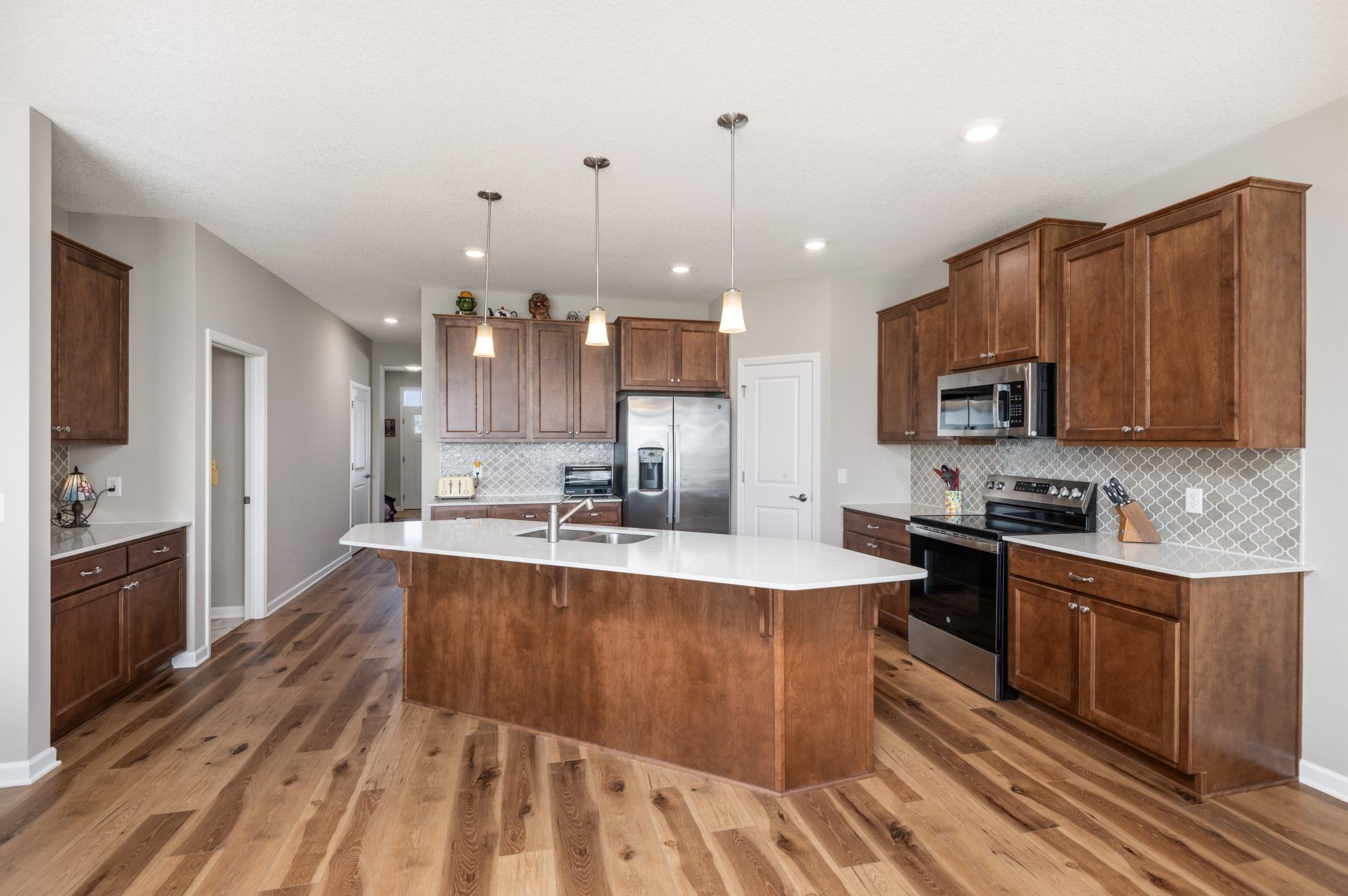 One level living with open concept floor plan