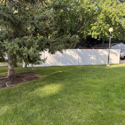 Privacy fence and Green Space