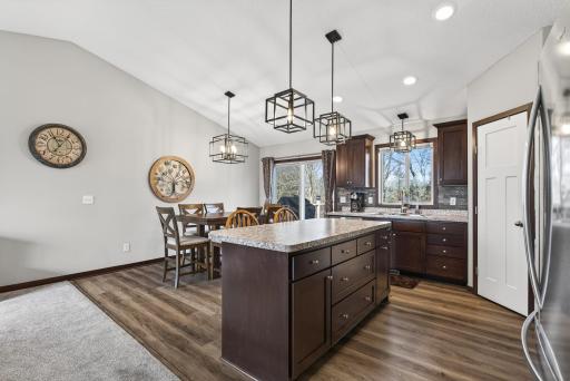 Plenty of storage & a pantry in the corner