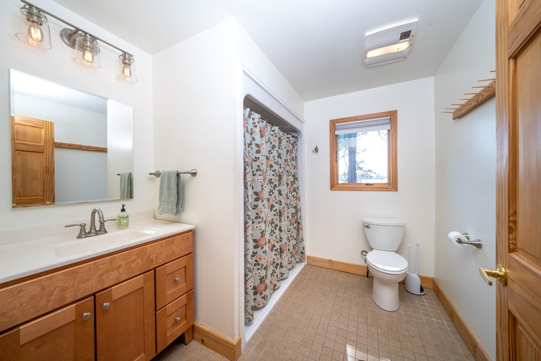 3/4 bath lower level