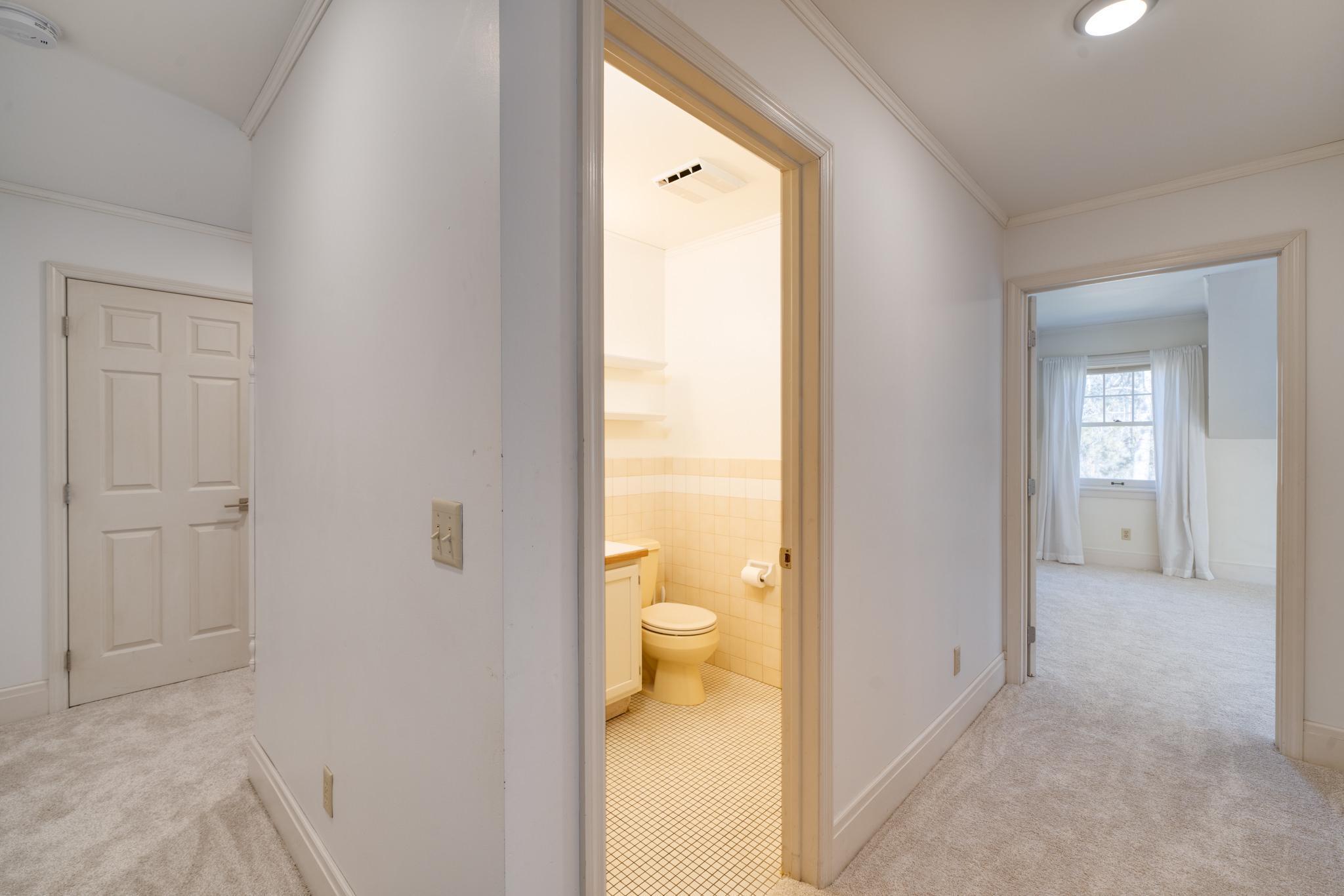 3/4 bath upper level