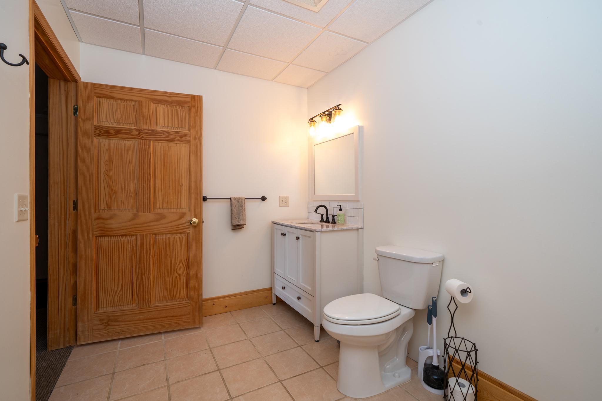 1/2 bath lower level