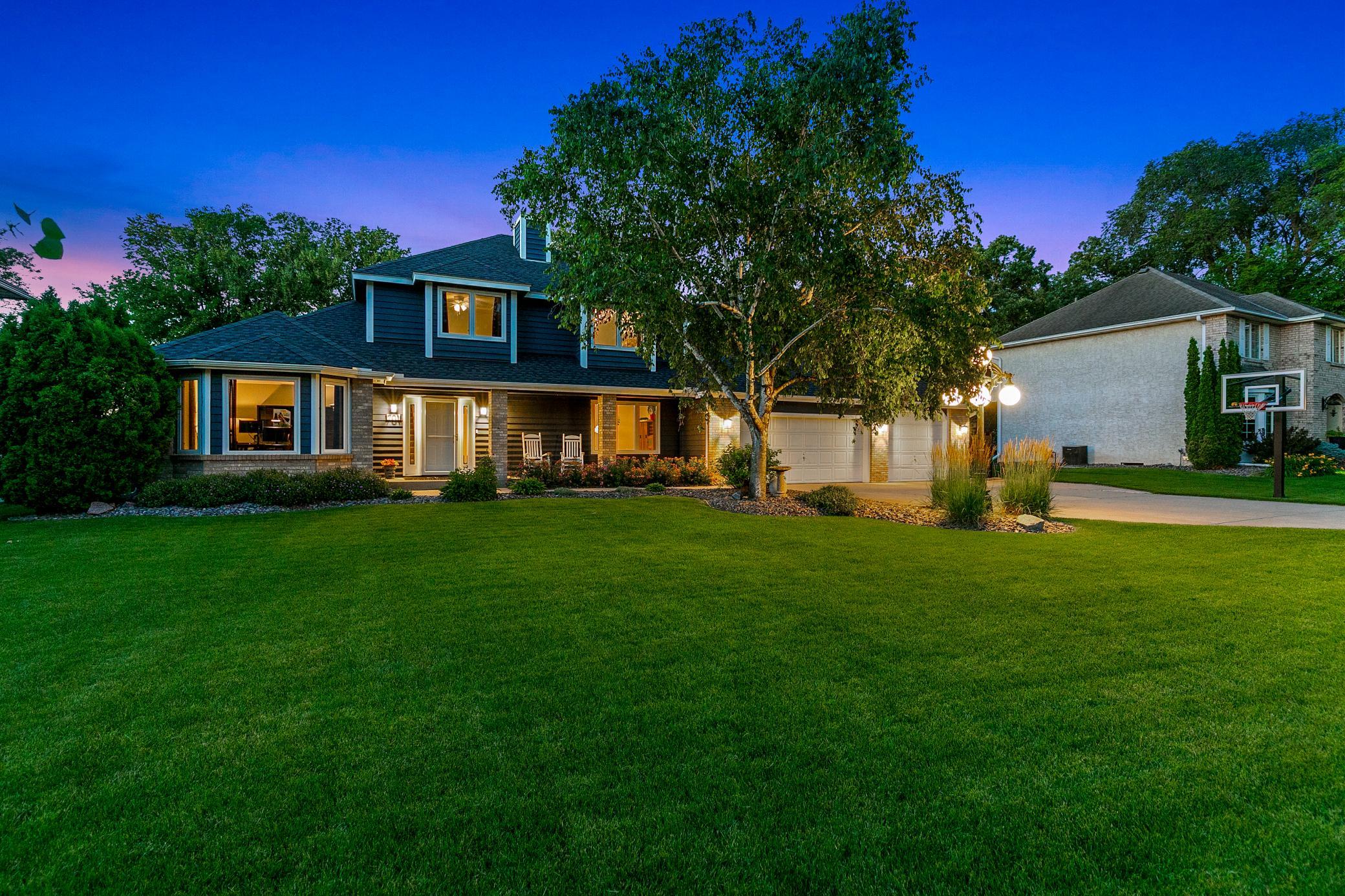 The long, flat, extra wide driveway provides plenty of space for outdoor activities and/or for guest parking.