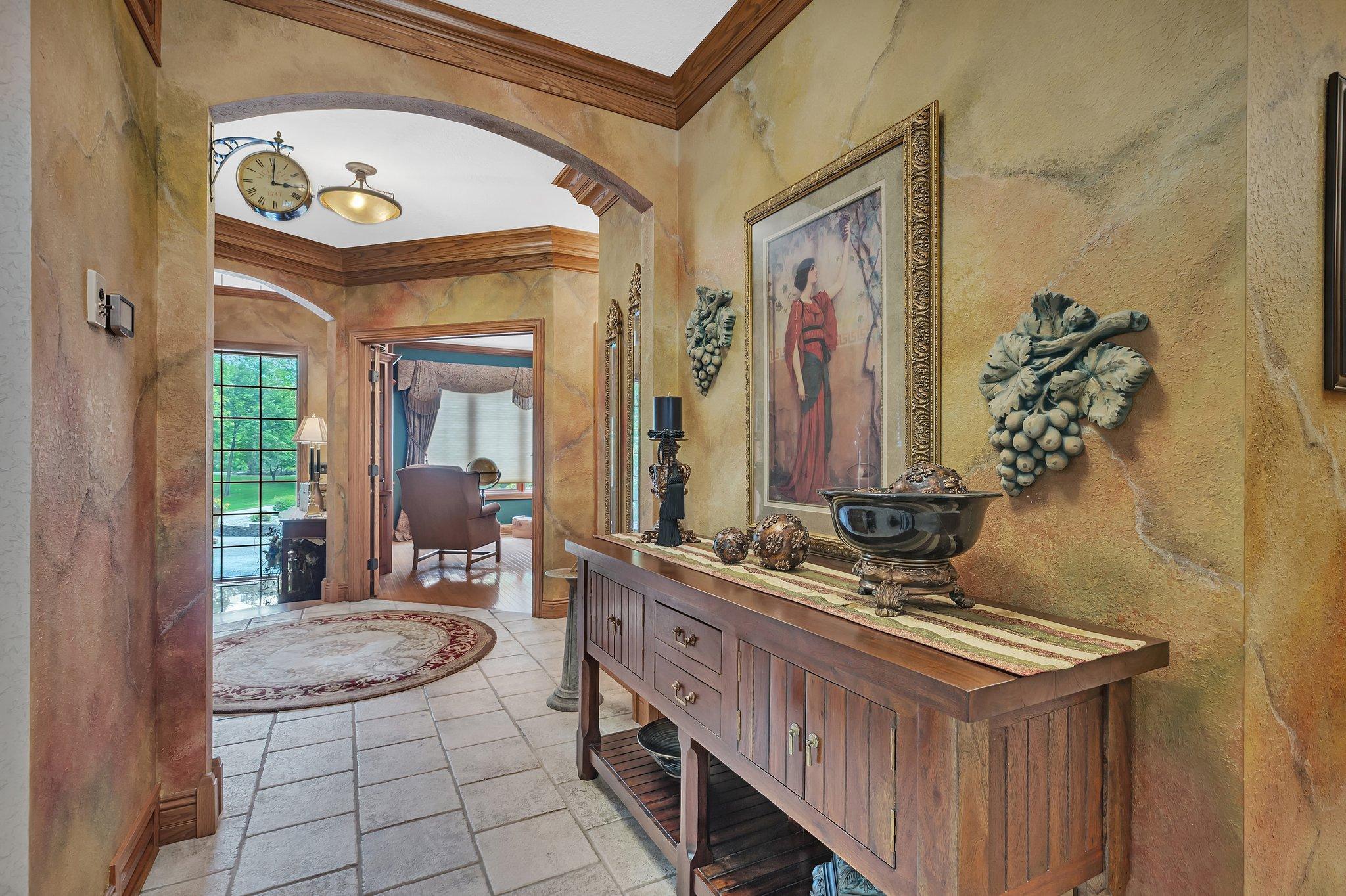 Hallway to the foyer.