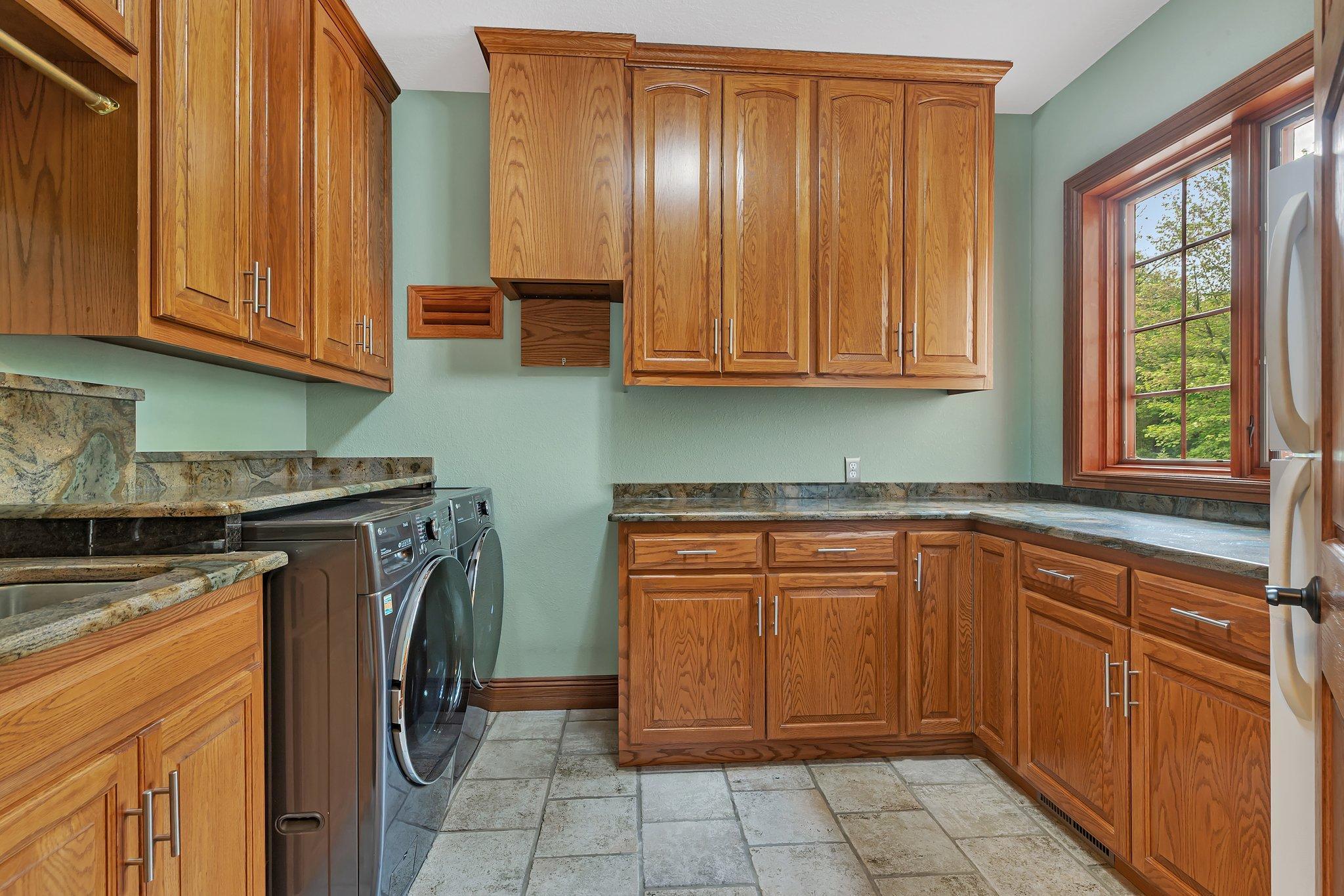 Spacious Main Floor Laundry