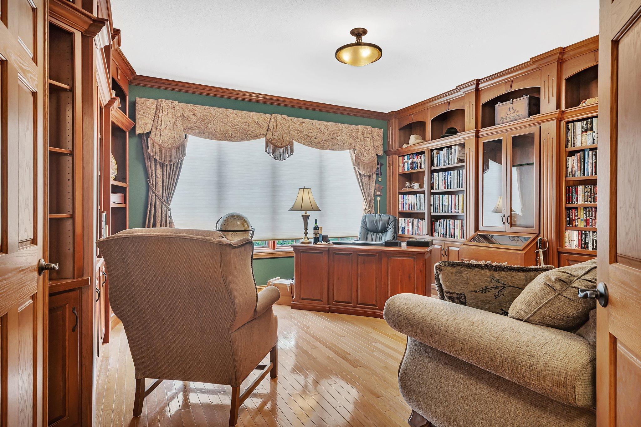 Large main floor Den