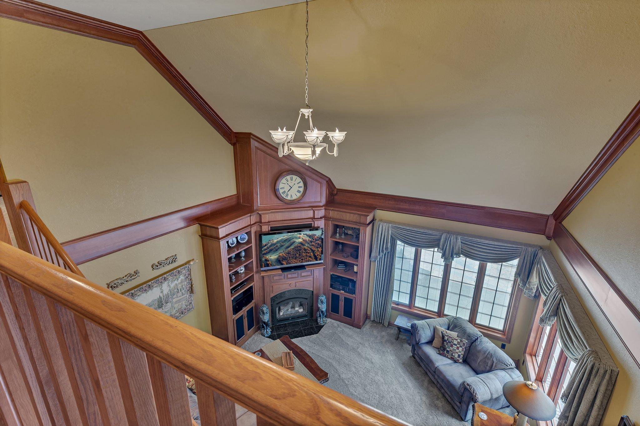 Loft view to the sitting room