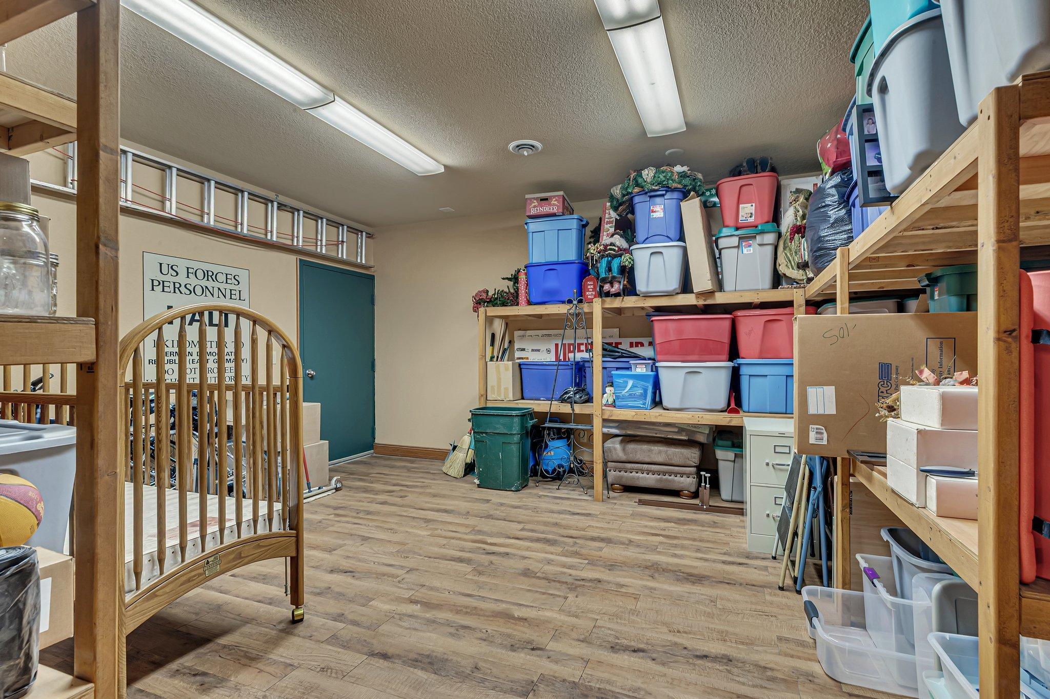 Large Lower-Level Storage Room