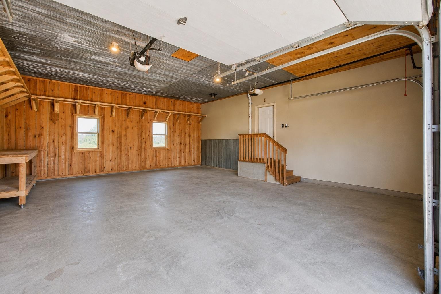 Attached garage