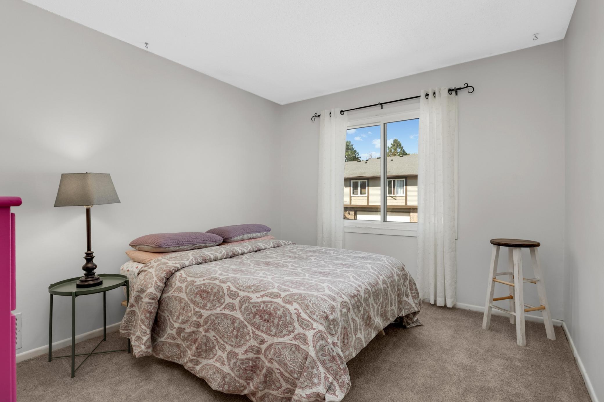 Upper level bedroom one (closet not shown in photo).