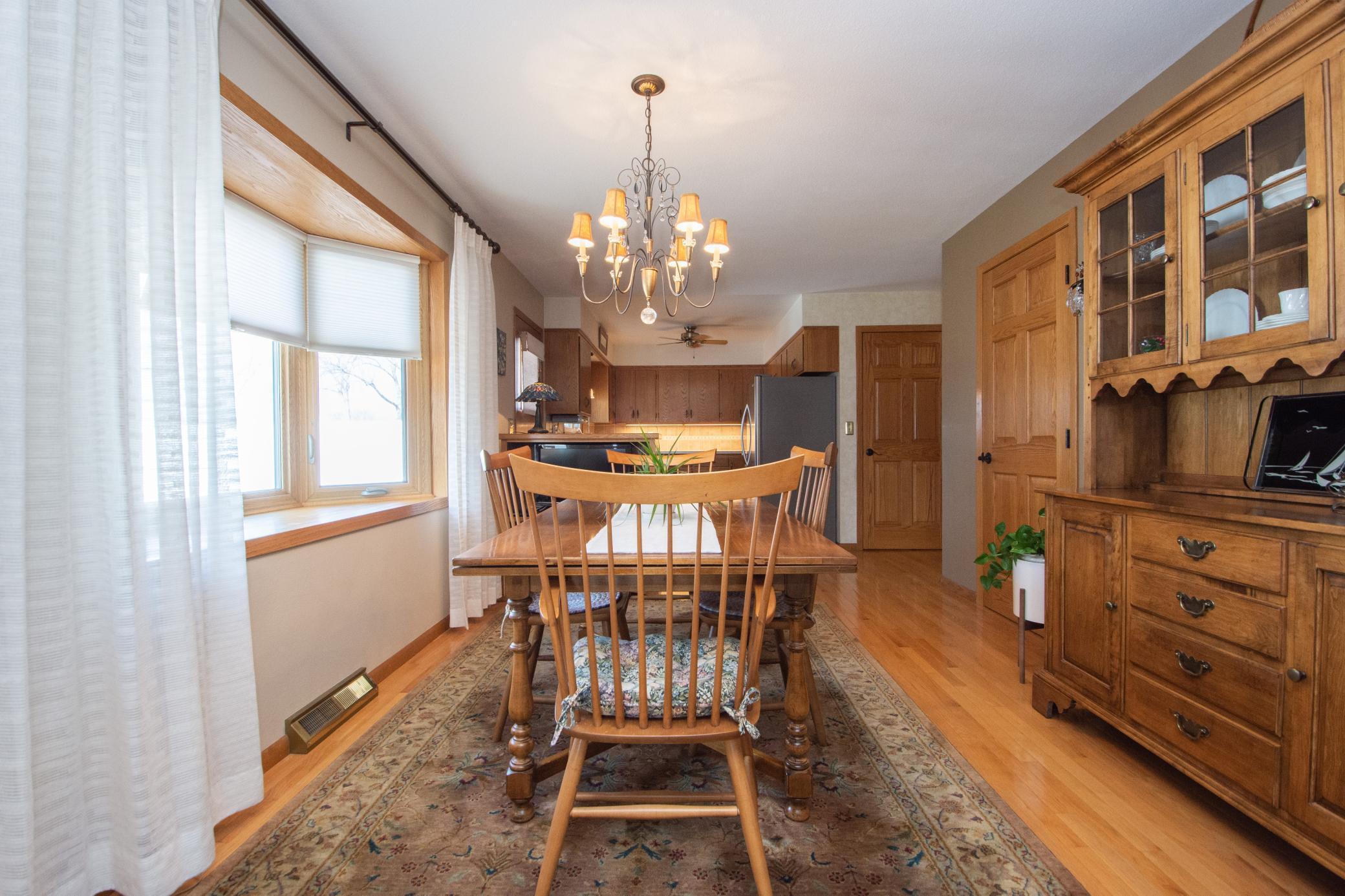 Dining Room with Bay Window