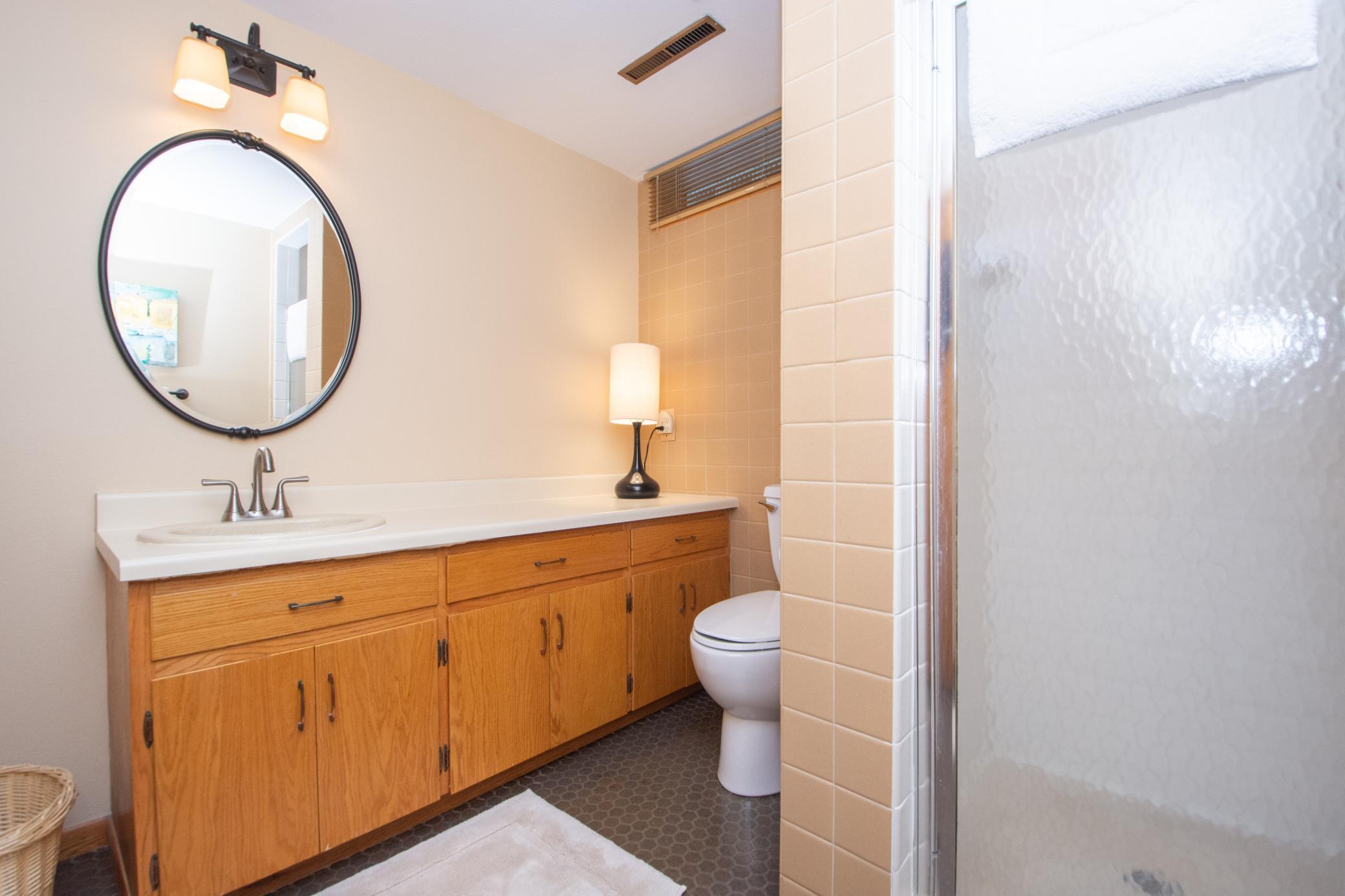 Cute Basement Bathroom!