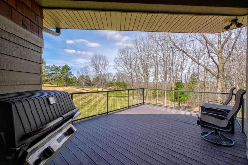 Take in peaceful golf course views, host on the deck or patio, and enjoy the quiet of a tucked-away setting with convenient access to Highway 35 for an easy commute.