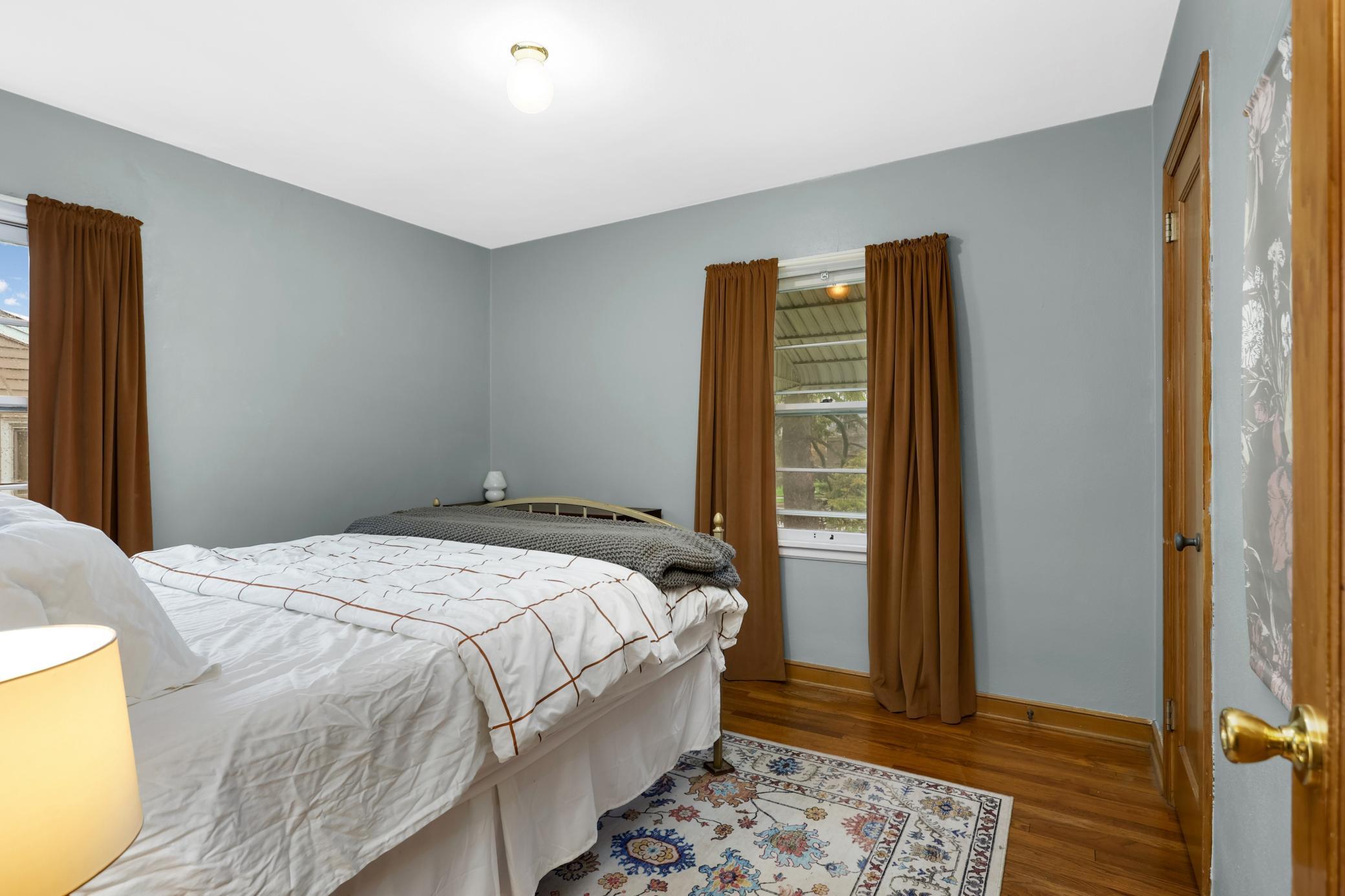 One of two nice size main floor bedrooms.