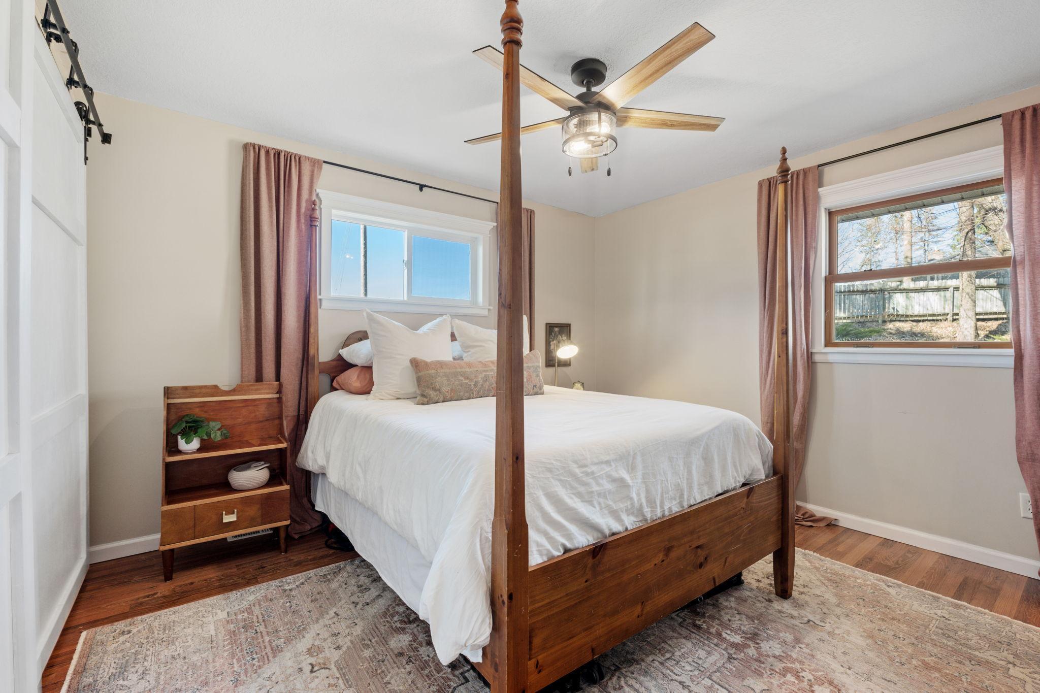 main floor Primary Bedroom suite