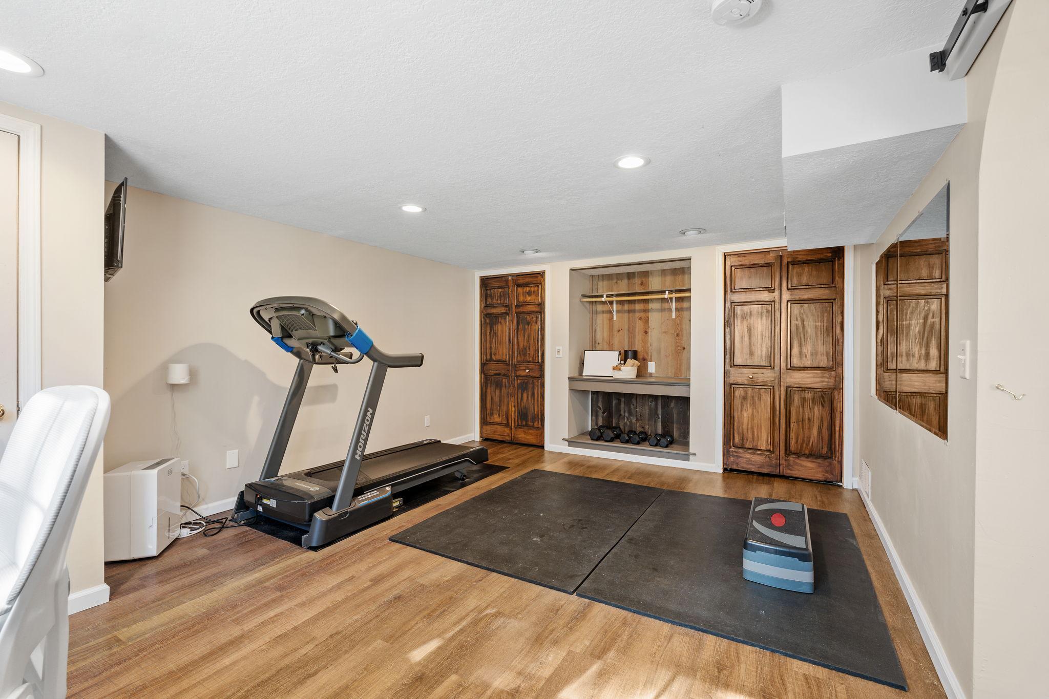 lower level Bedroom 4 or multi-purpose room