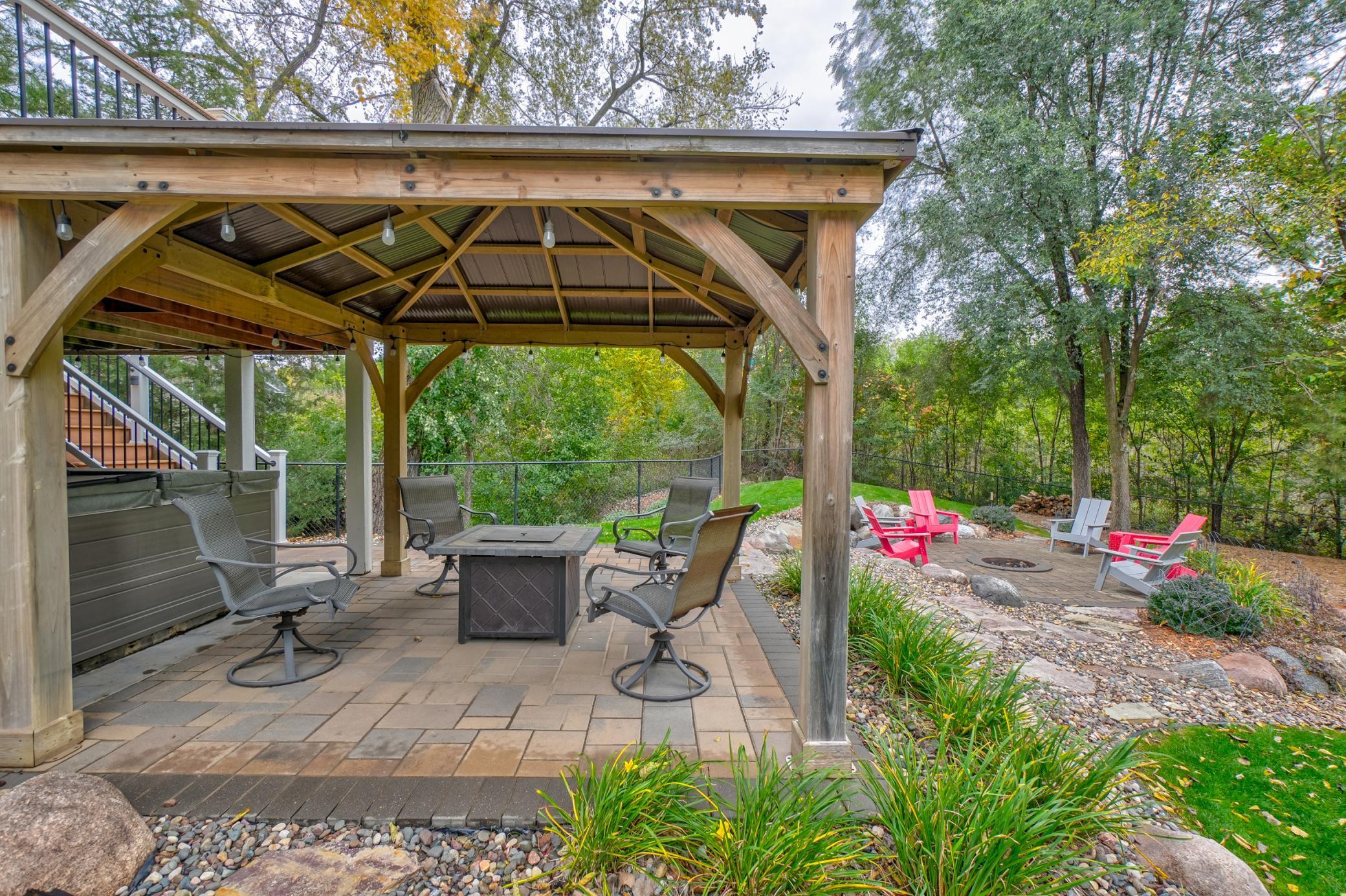 Gazebo and Hot Tub