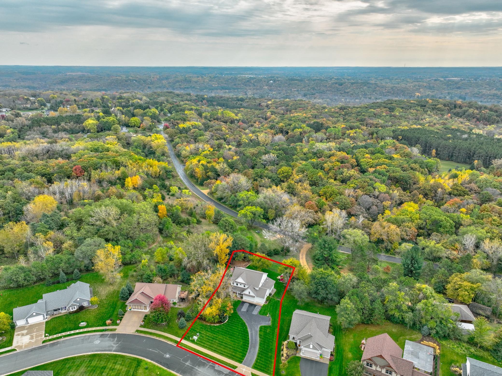 Privacy, surrounded by woods.