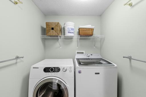 The laundry area and mechanicals closet round out the lower level spaces.
