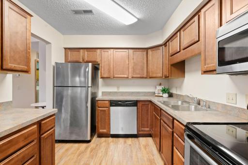 Spacious Kitchen with SS Appliances