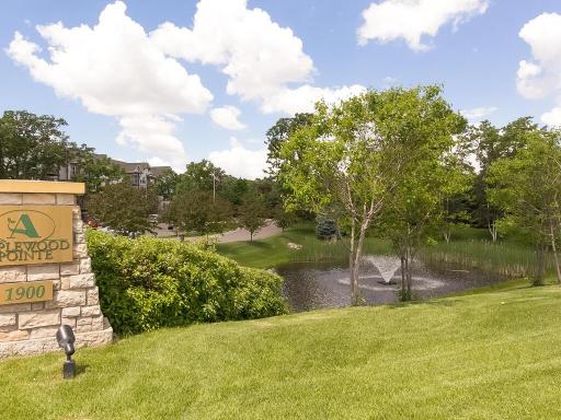 Beautiful grounds with several water features