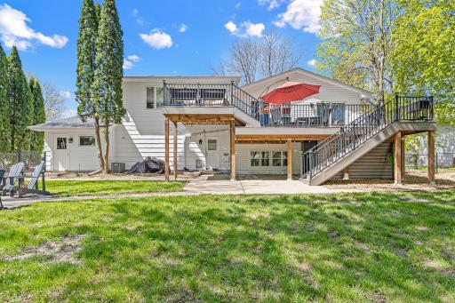 The scale of this outdoor living space is something you have to see in person.