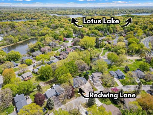Moments away, Lotus Lake delivers 246 acres of swimming, fishing, kayaking & boating. Carver Beach offers two swim beaches, a playground, canoe rack & fishing dock and is free daily.