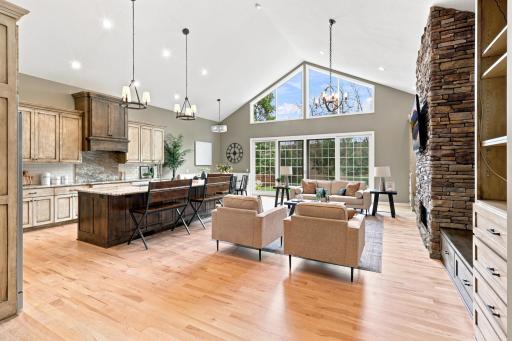 Pouring in with natural light