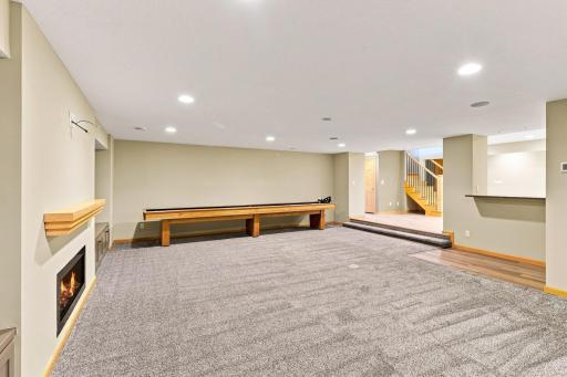Huge theater-style living area