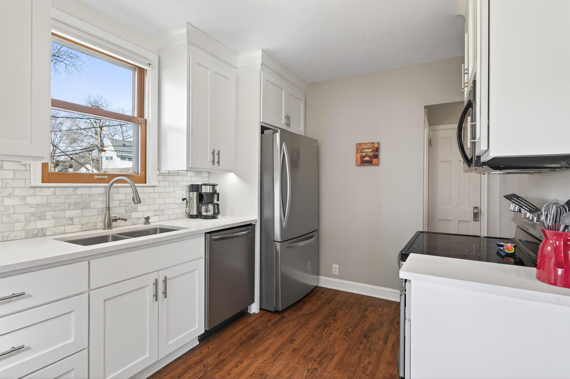 All stainless steel appliances